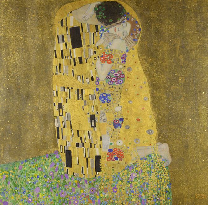 클림트의 작품, 키스