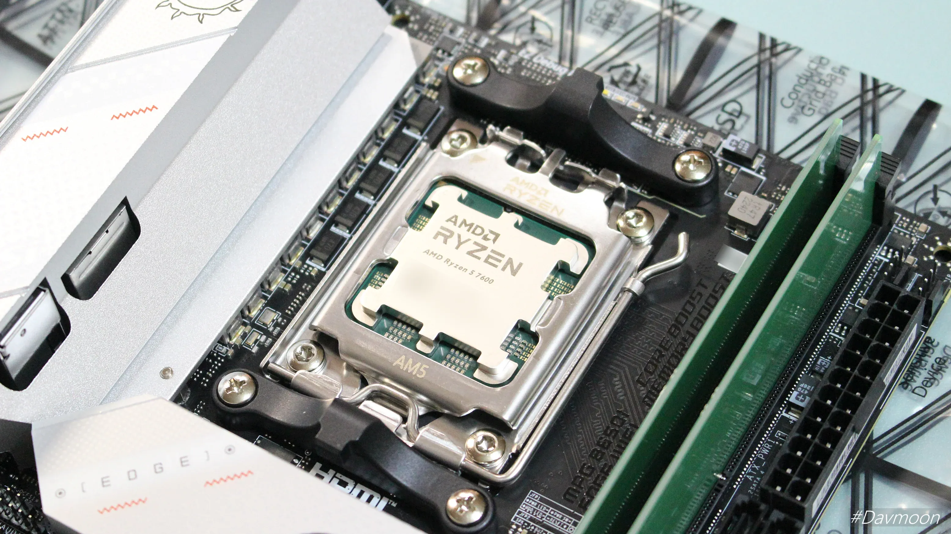 msi b650i edge CPU 장착