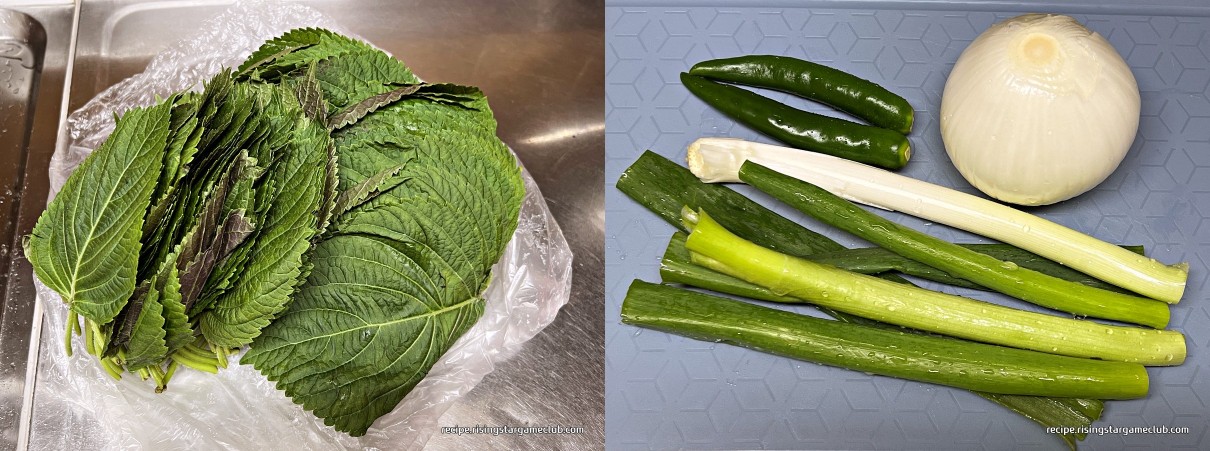 깻잎 김치 재료