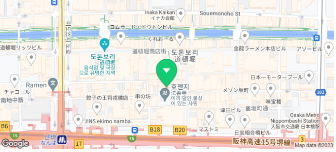 호젠지 요코쵸 지도