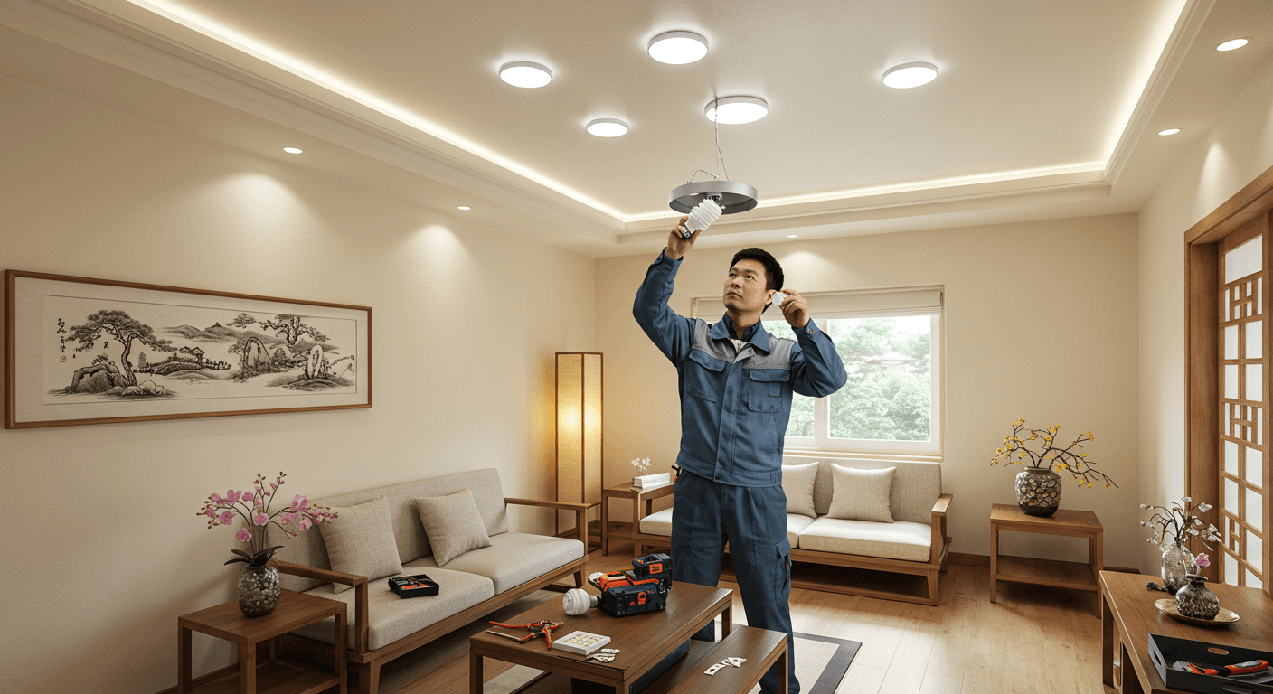 효율적인 조명 사용