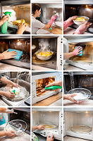 레몬 수증기로 전자레인지 청소하는 방법