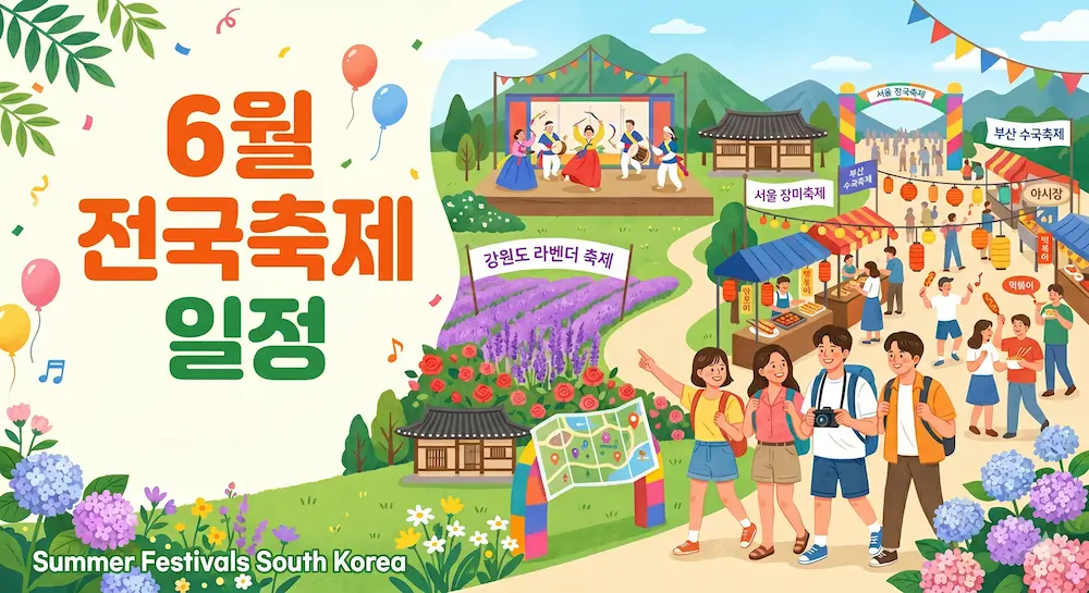 2026년 6월 전국 축제 일정 안내 대표 이미지