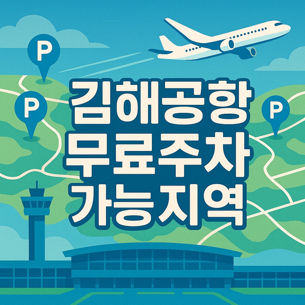 김해공항 무료주차 가능 지역