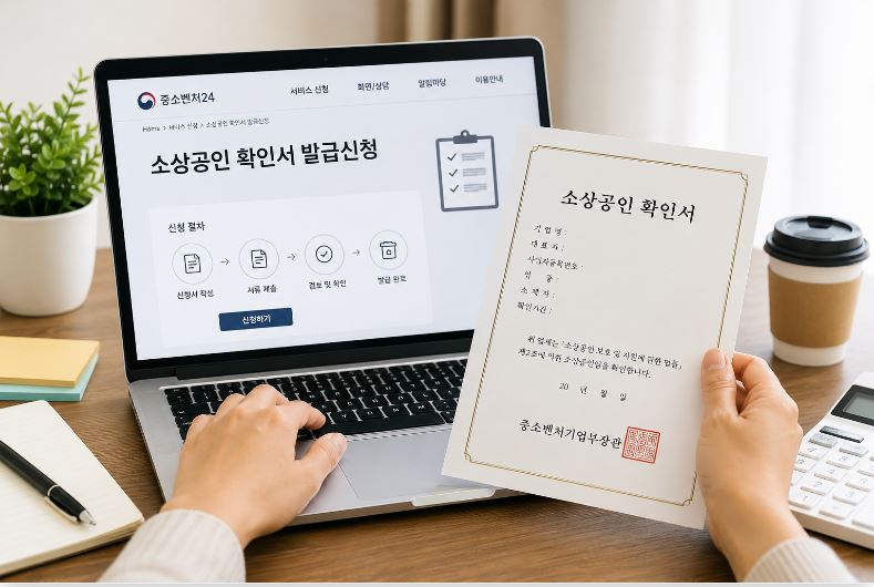 <소상공인 확인서> 발급 방법, 쉽고 빠르게 알아보기