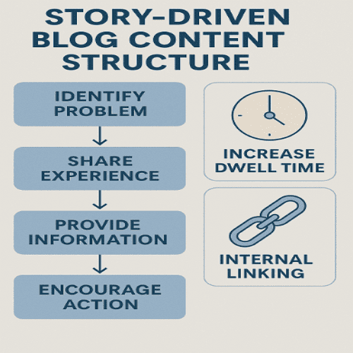 체류 시간 늘리는 글 구조 관련 사진