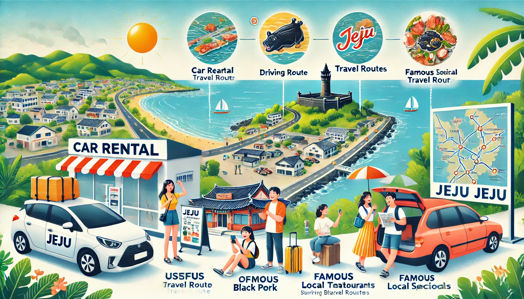 제주도 여행 꿀팁 (렌터카, 동선, 맛집 총정리)