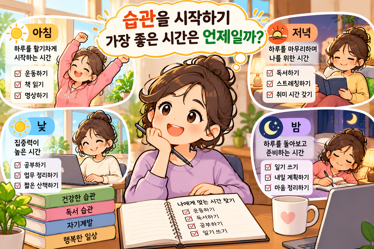 습관을 시작하기 가장 좋은 시간은 언제