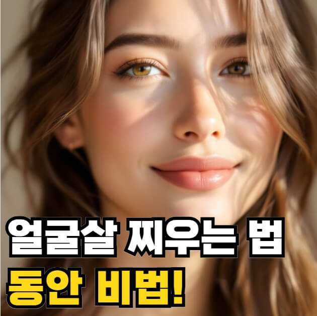 얼굴살 찌우는 방법 동안 비법