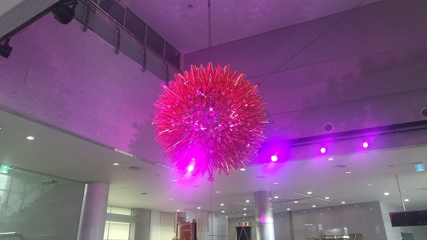 전남 고흥 나로우주센터 우주과학관 2층전시관 통로 조형물