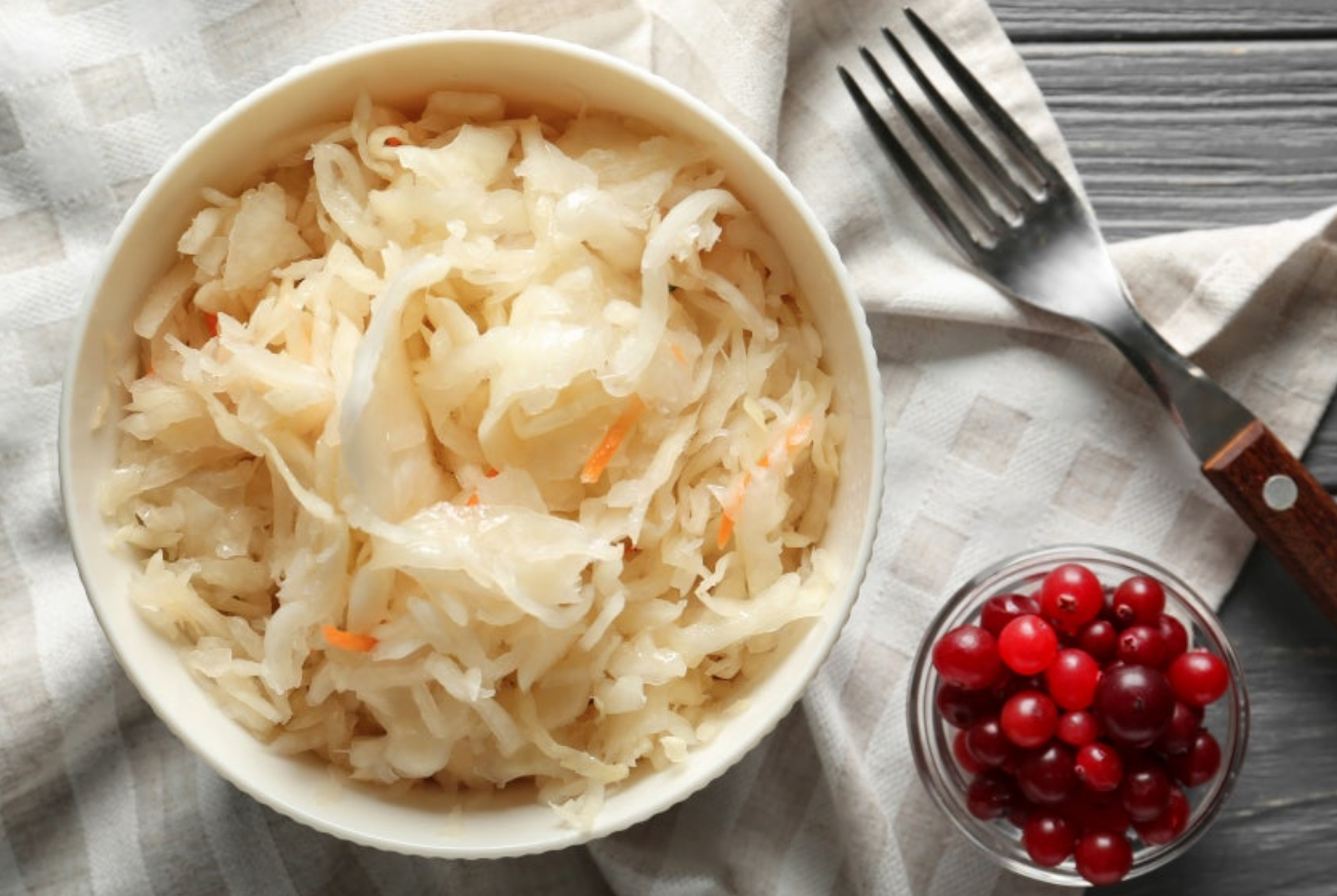 서양의 장 건강식 사우어크라우트