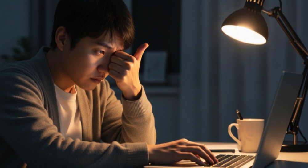 면역력 관리 방법 수면 부족 모습