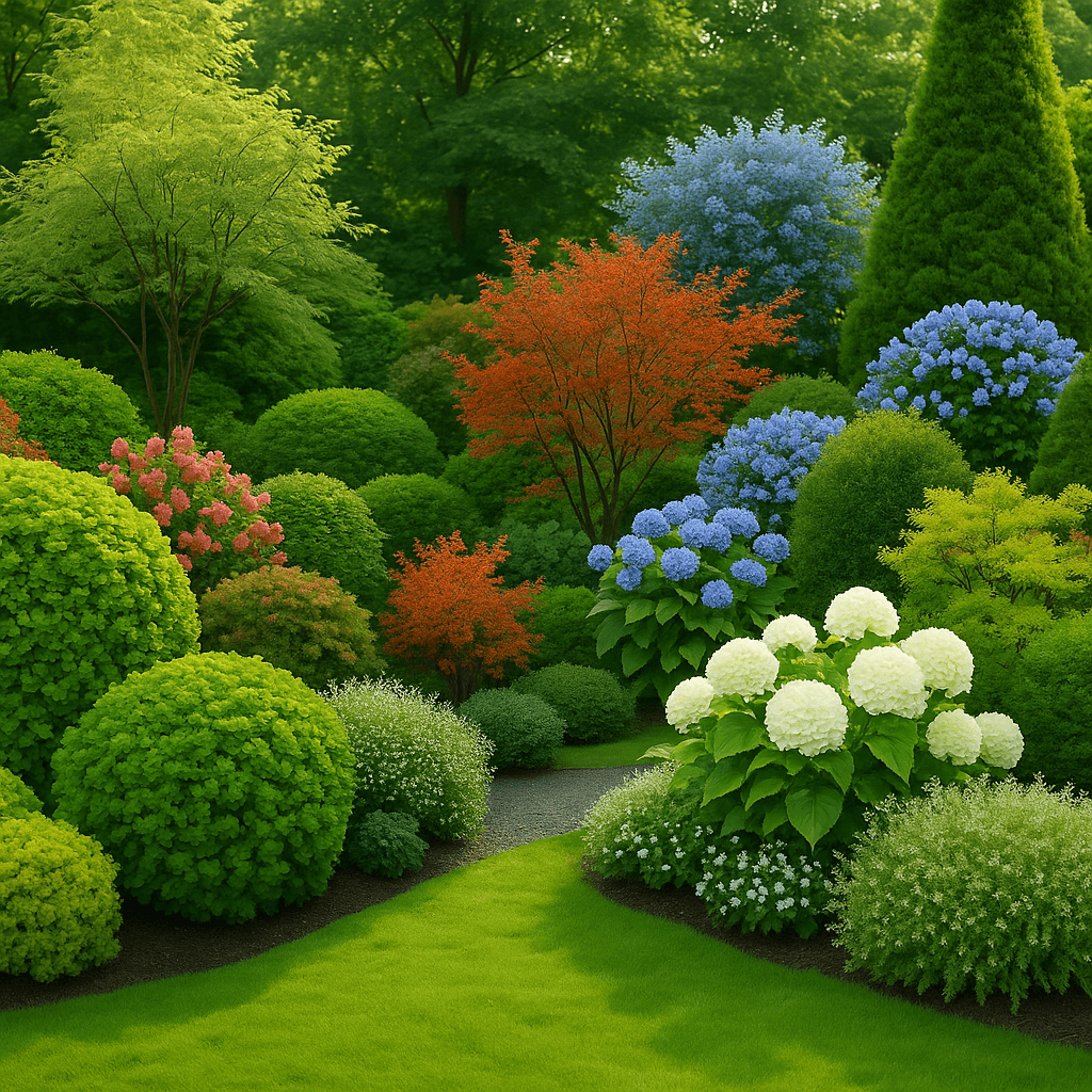 주택정원 관목식재 가이드