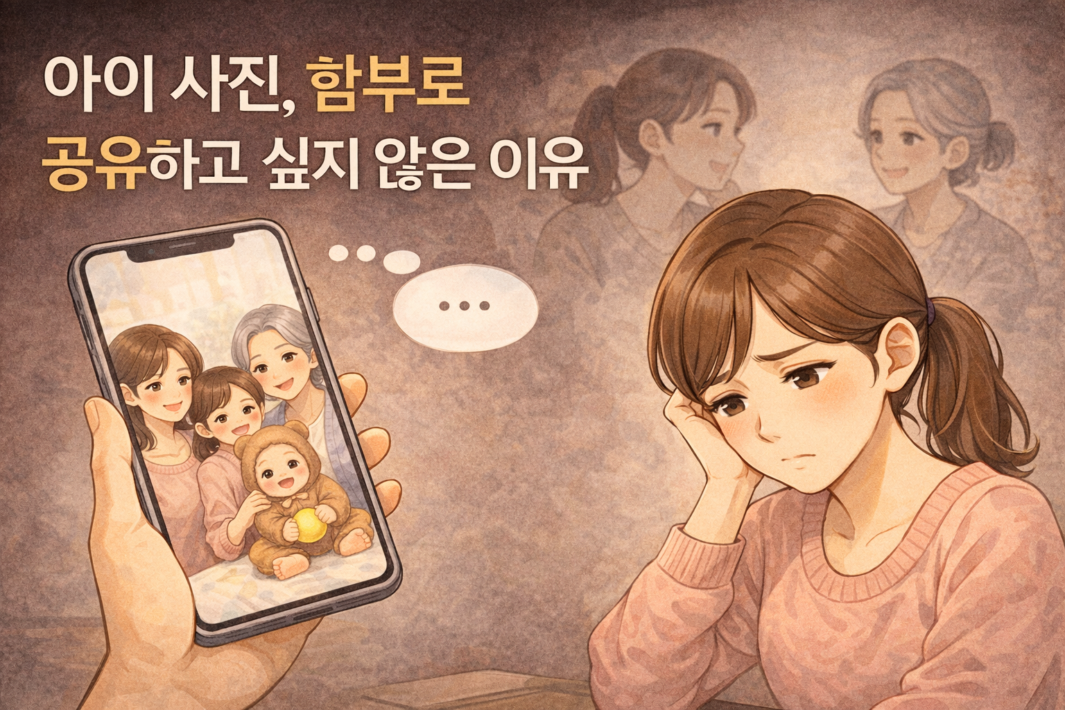 아이 사진에도 간섭이 따라올 때, 함부로 공유하고 싶지 않은 이유