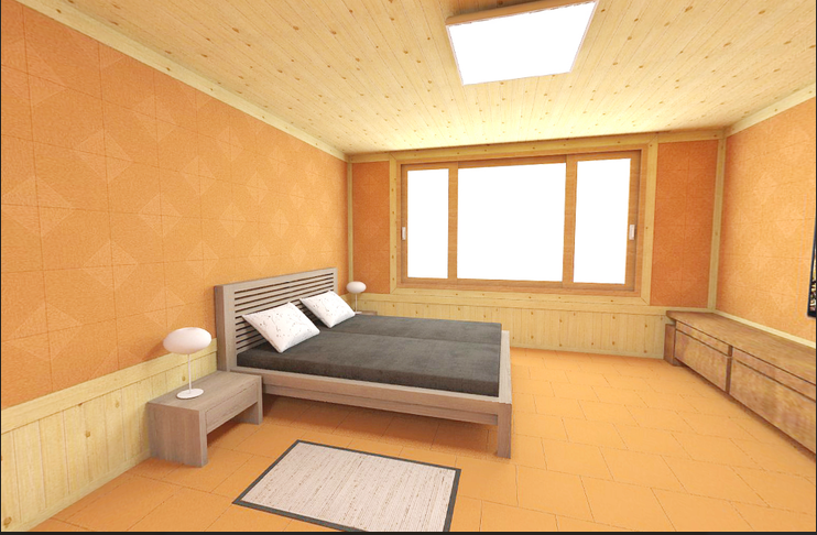 황토 인테리어 방