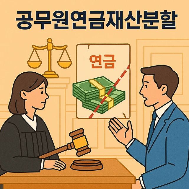 공무원연금재산분할 양육권, 공무원연금재산분할 재산분할