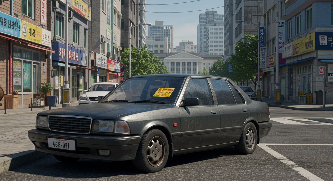 말소등록, 자동차방치