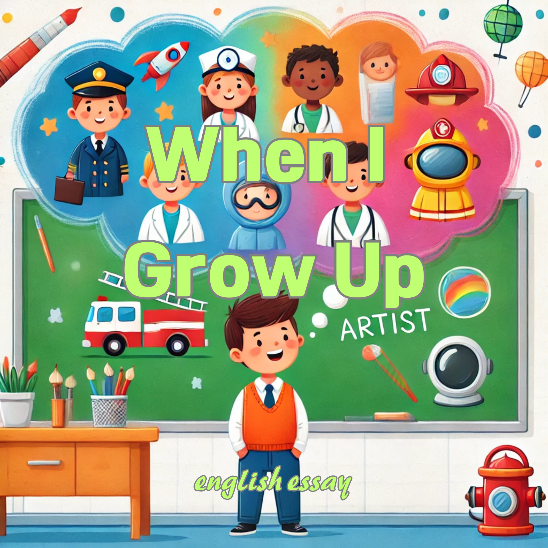 When I Grow Up, I Want to Be a Teacher 나는 커서 선생님이되고싶어요