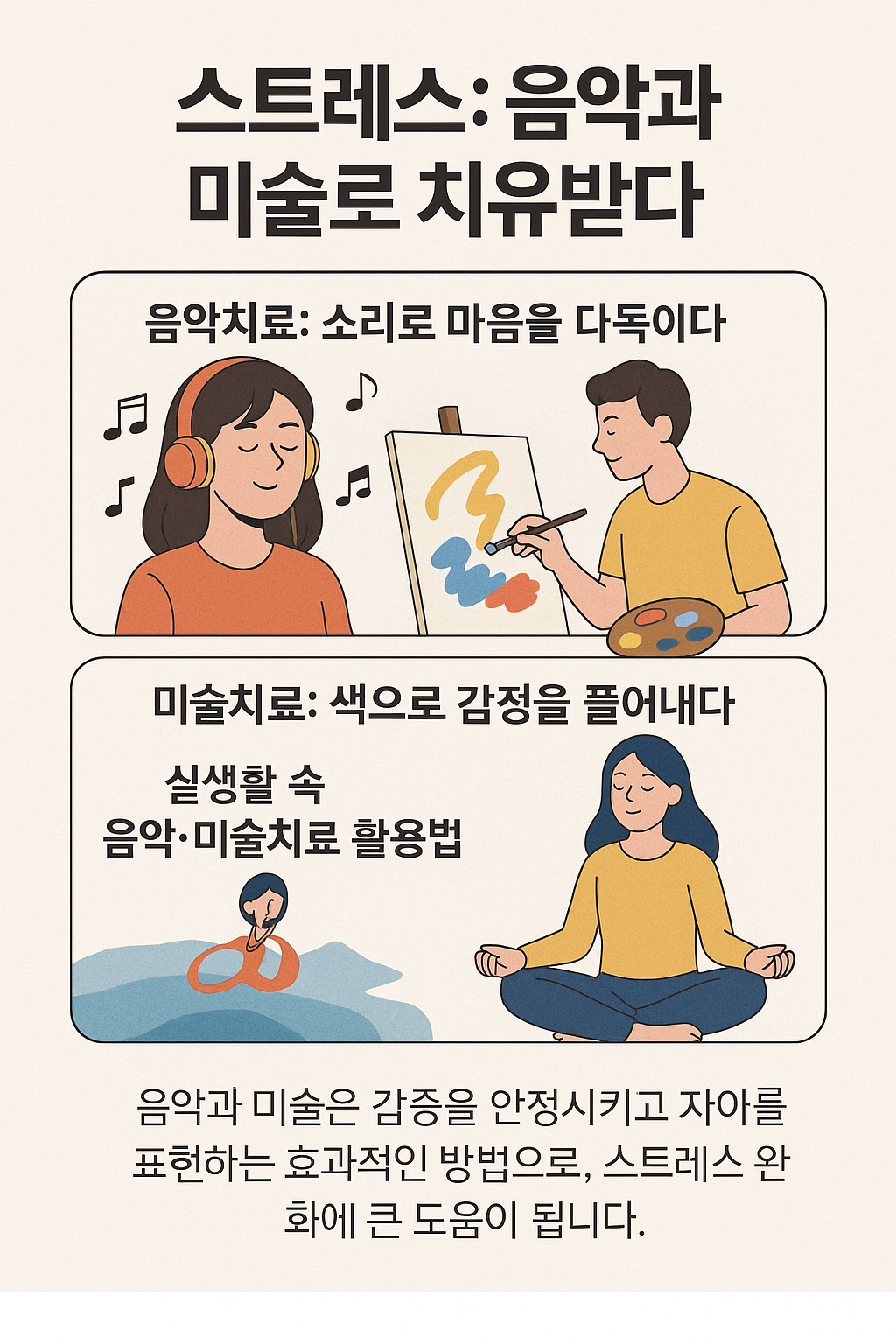 음악과 미술로 치유받다
