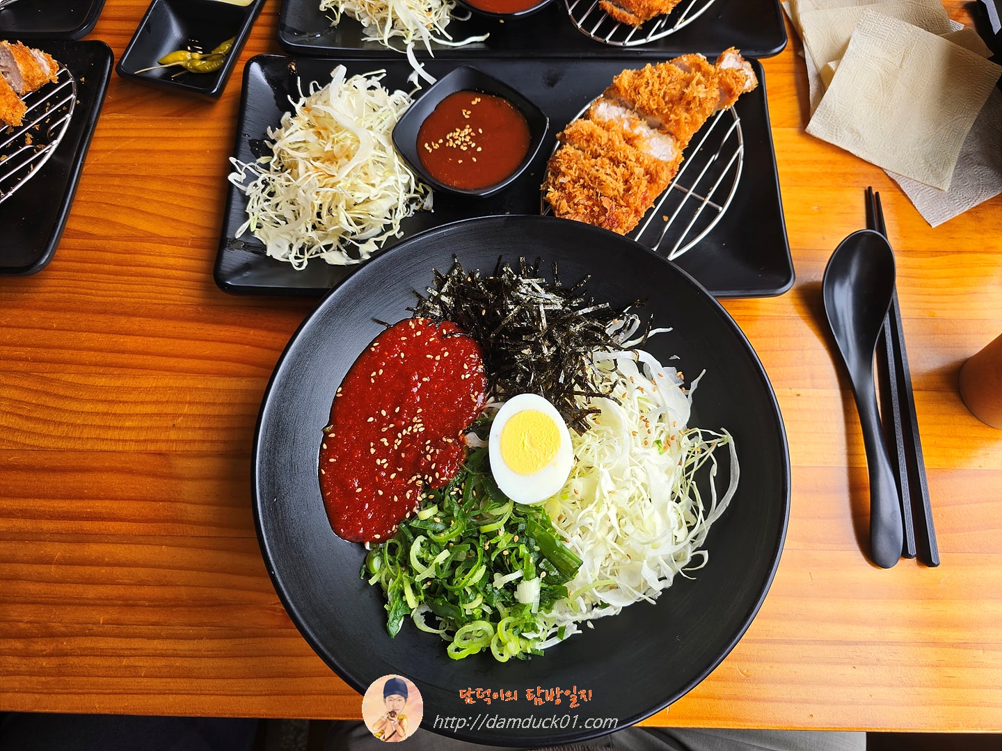 비빔소바정식