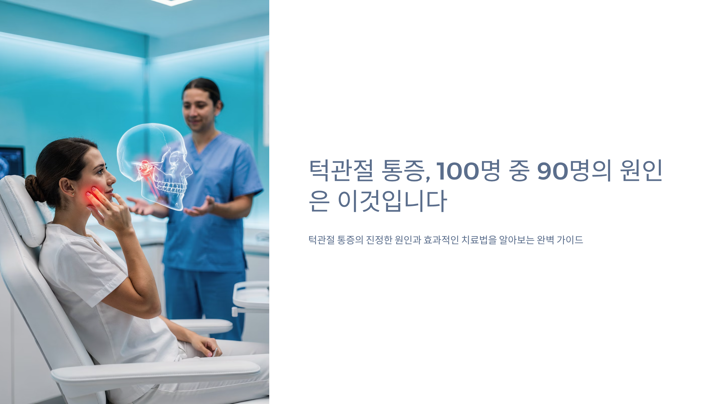 턱관절 통증 원인 가이드