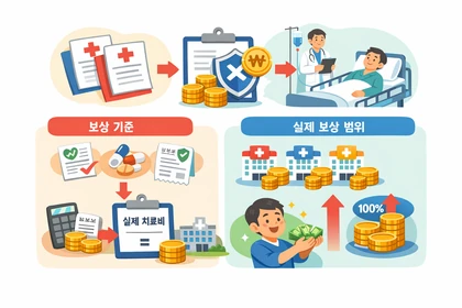 실손보험 중복가입 구조와 보상 방식 흐름도11