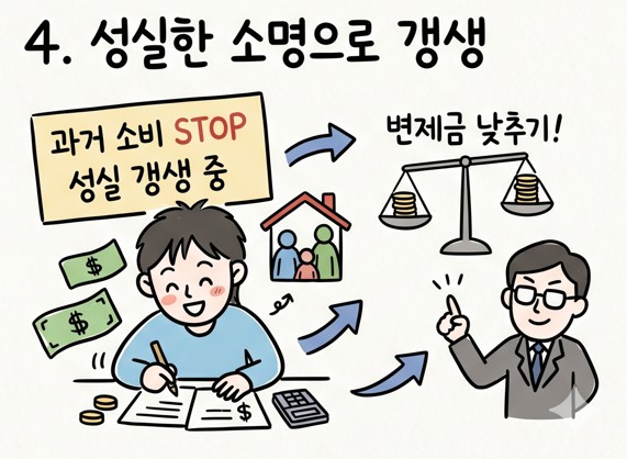 개인회생 사치성 지출 기각? 명품,과소비 카드값 방어하는 법원 소명 전략