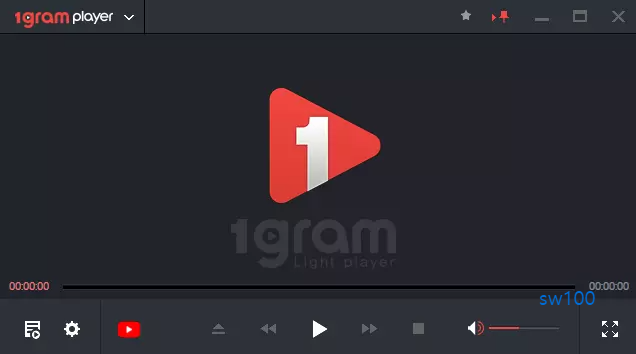 1그램 플레이어 포터블 버전 실행 UI