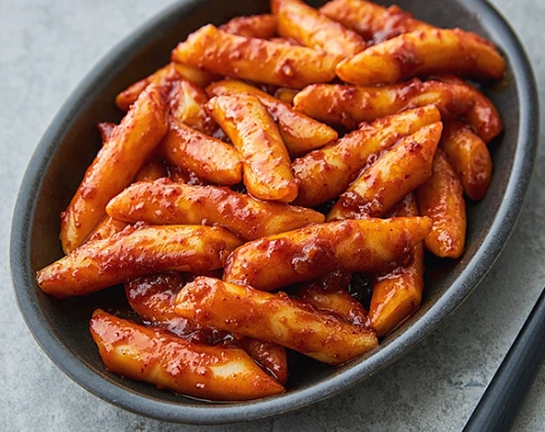 한국의 떡 종류 기름떡볶이