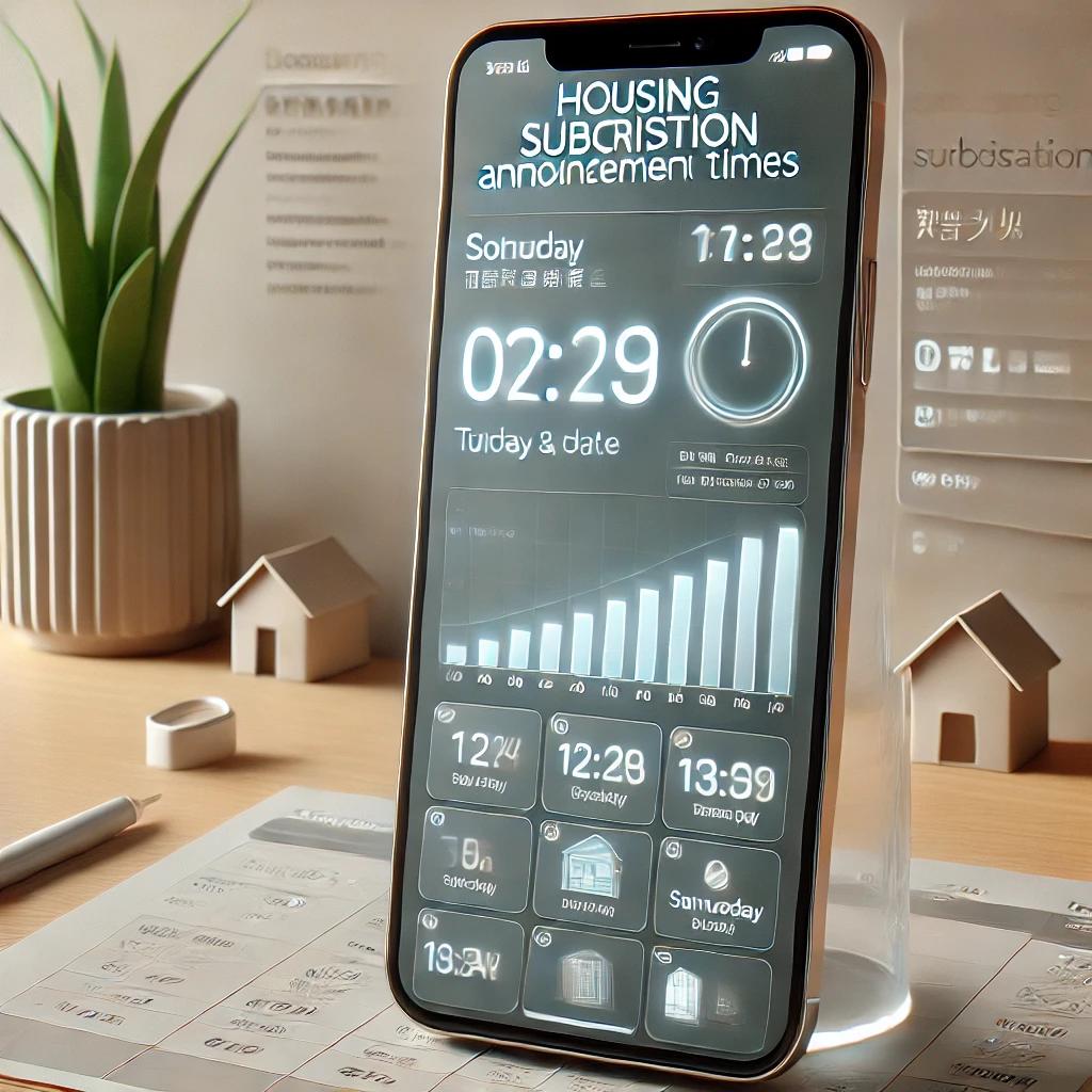 청약홈 당첨자발표 시간