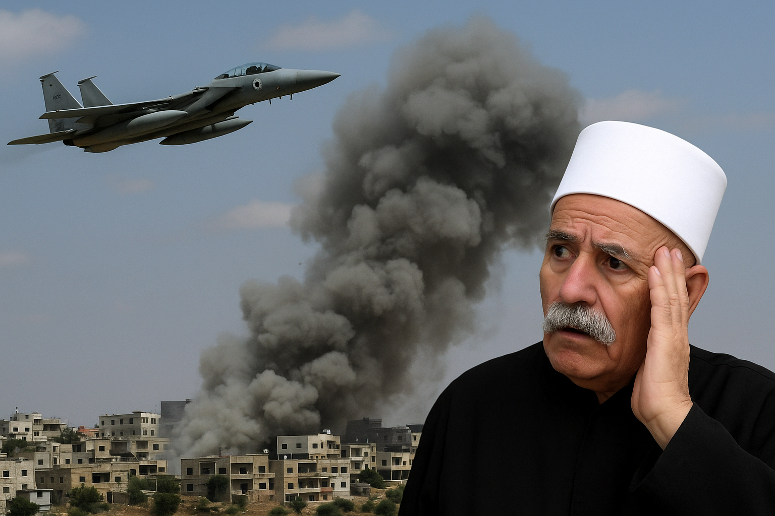 이스라엘의 공습에 어리둥절한 드루즈족