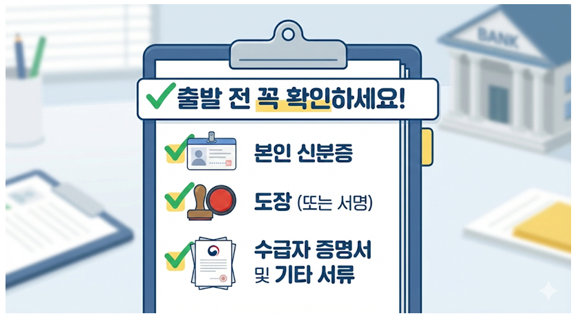 헛걸음 방지 체크리스트