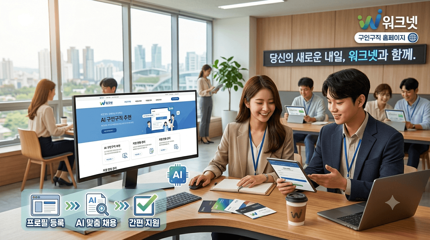 워크넷 구인구직 3분 완벽 정리