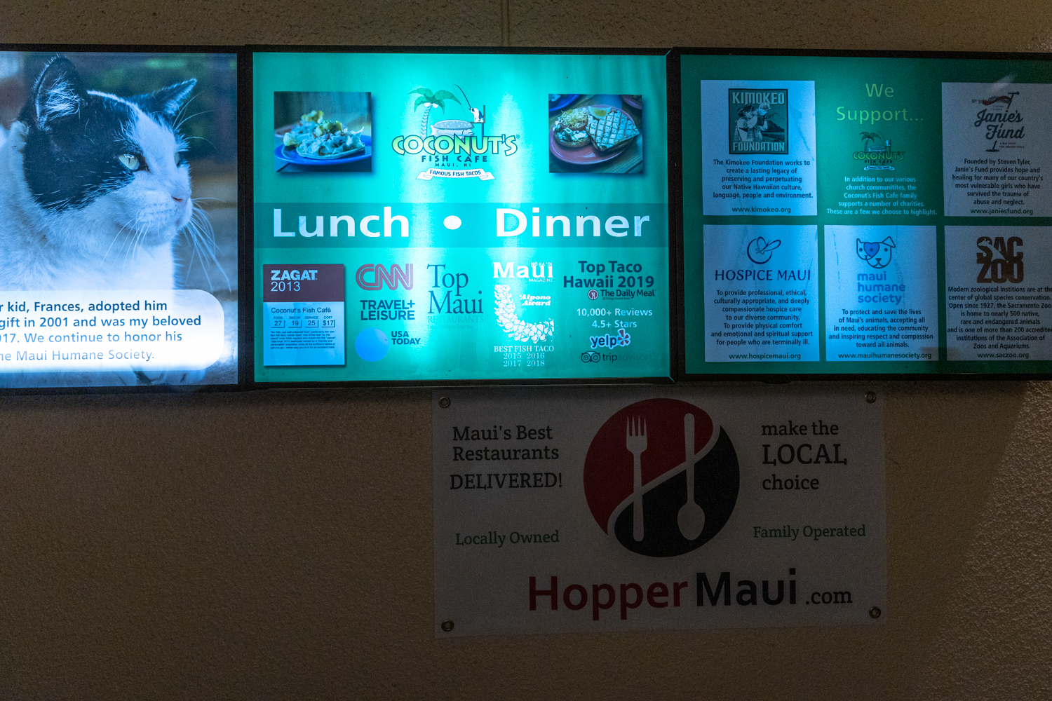 마우이 코코넛 피시카페