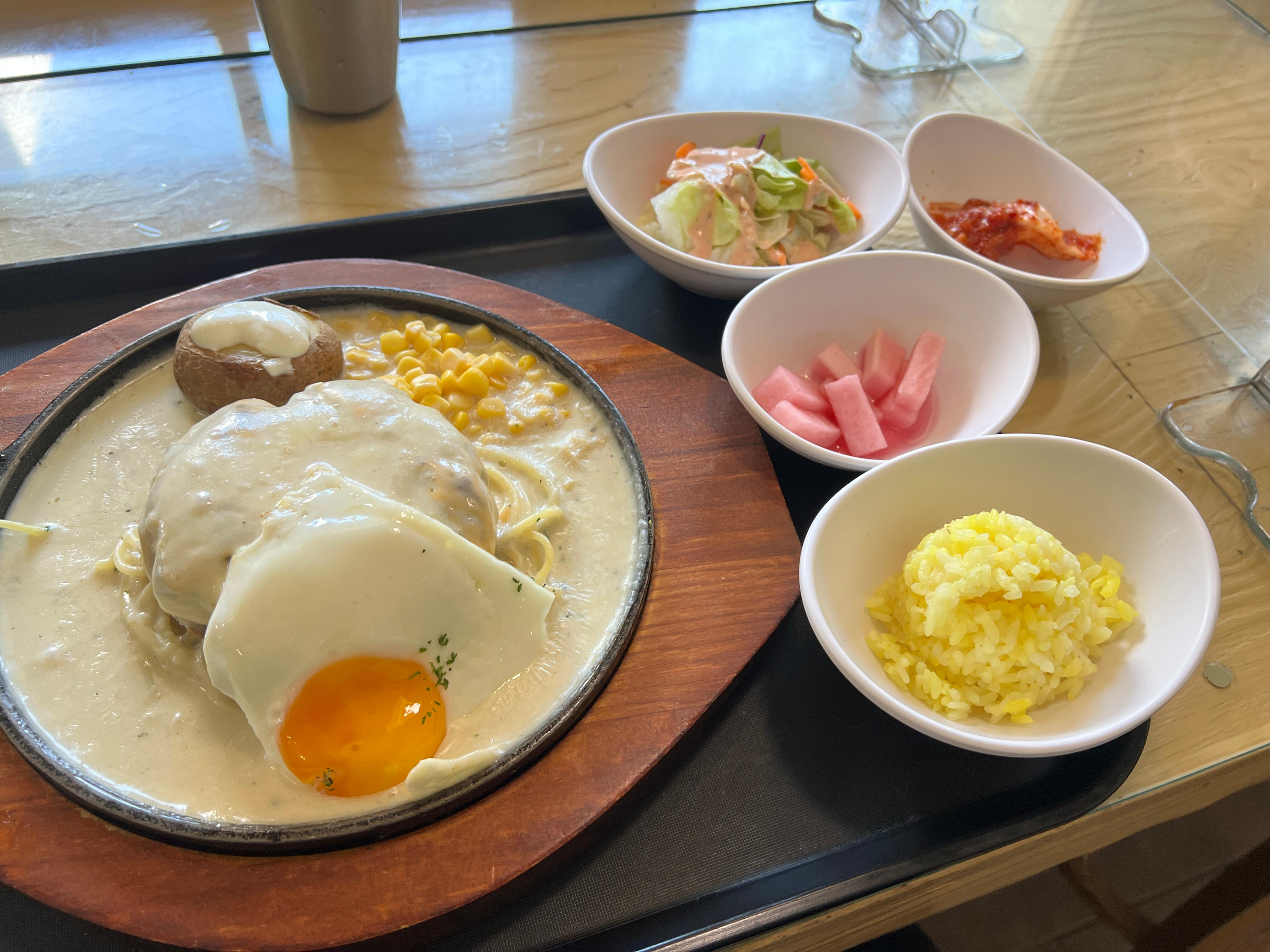 이쉐프 치즈 크림 함박 스테이크