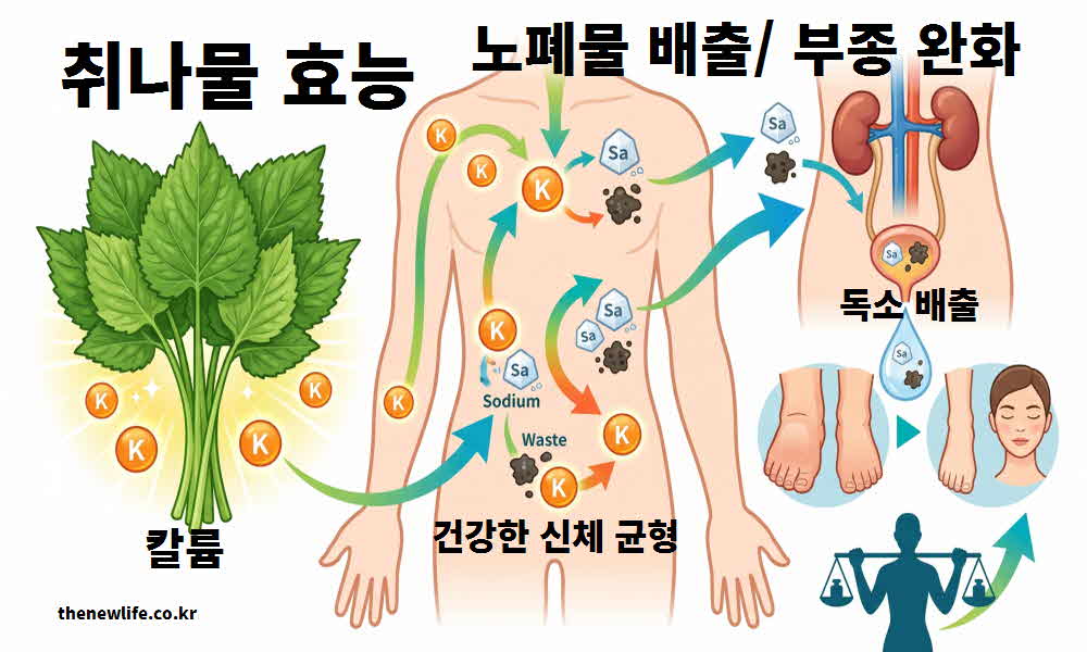 취나물 효능 노폐물 배출 부종 완화