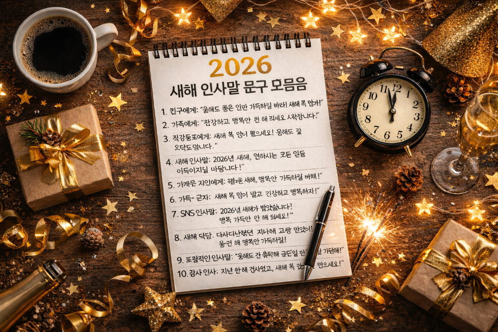 2026년 새해 인사말 완벽 모음집 - 상황별 맞춤 문구 총정리