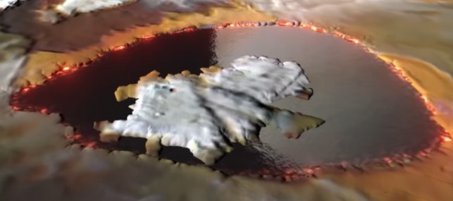 이오 용암 호수 로키 파테라