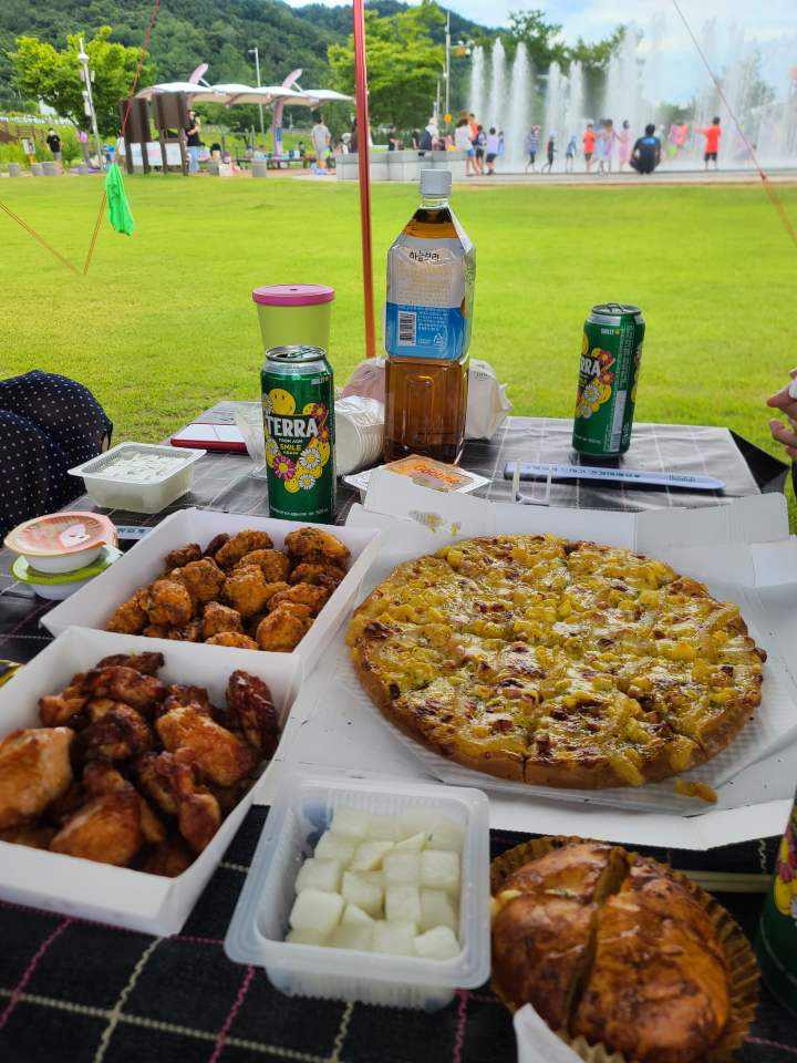 칠곡보생태공원-음식사진