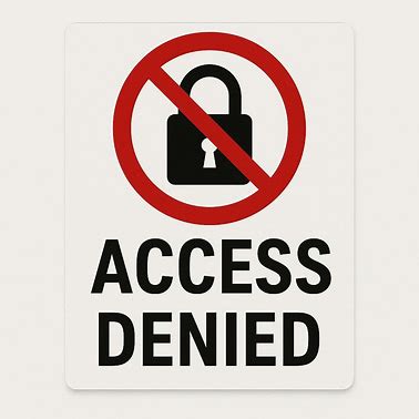 Access Denied 페이지 에러