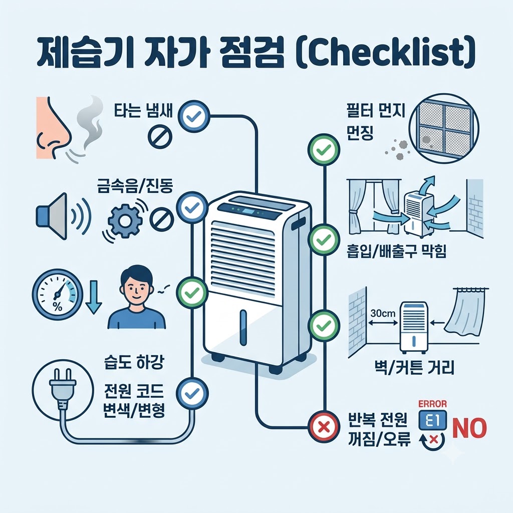 제습기 점검 방법