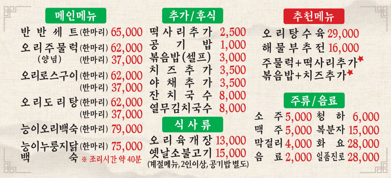 생생정보통 오리주물럭 파주 맛집 정보