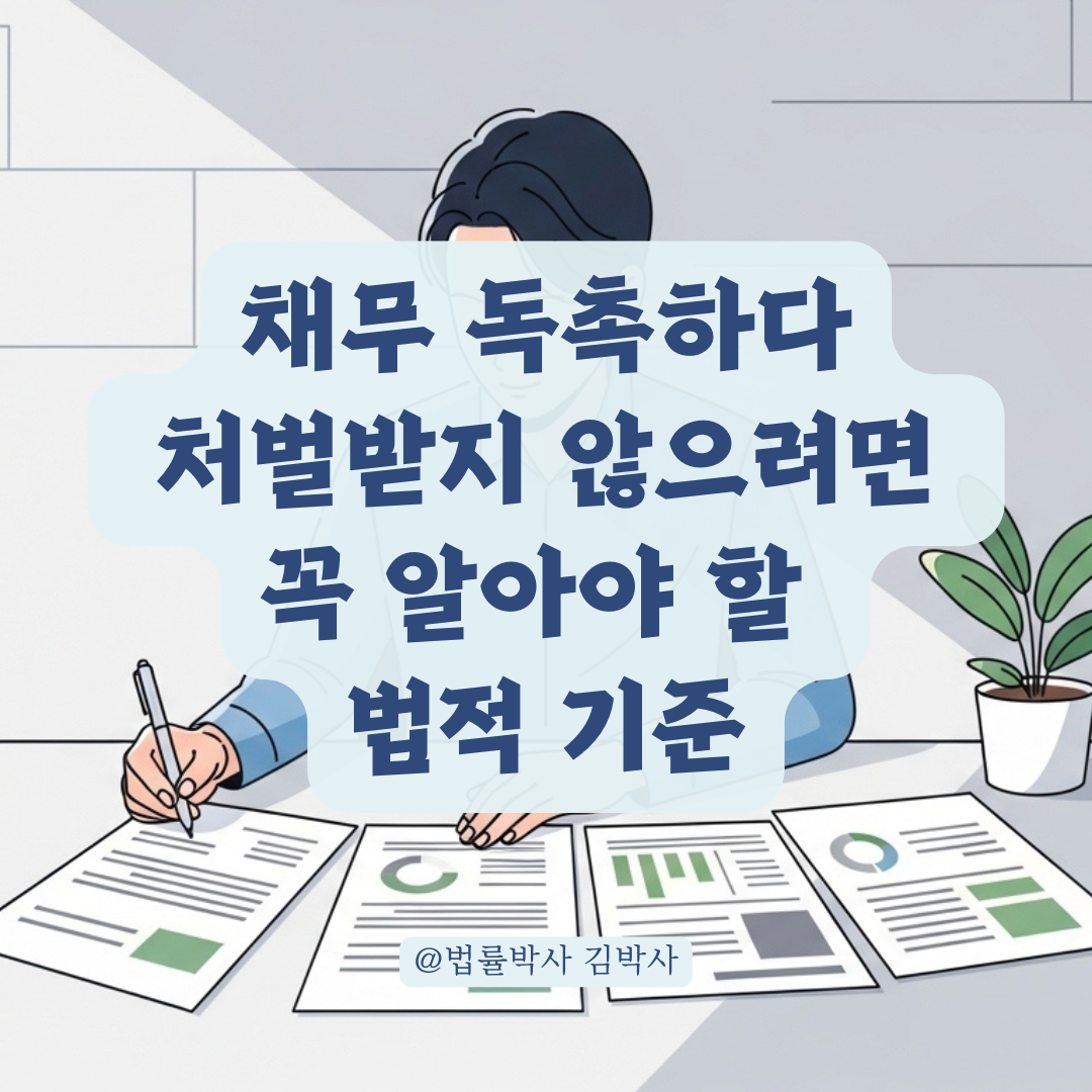 채무자 압박하려다 오히려 처벌? 협박죄와 공갈죄의 경계선 알아보기.