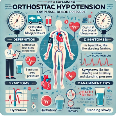 기립성 저혈압의 정의, 증상, 진단 및 관리법