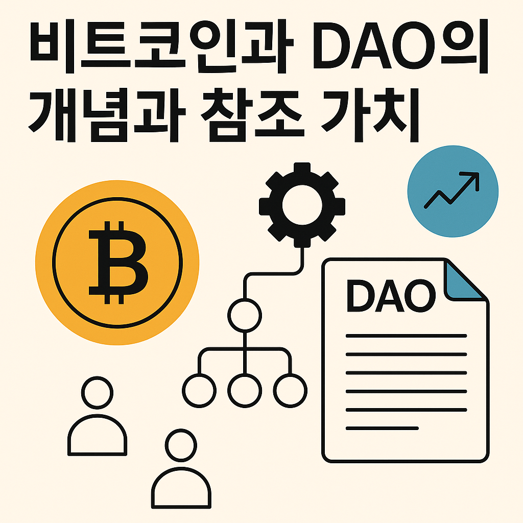 비트코인과 DAO의 개념과 참조 가치