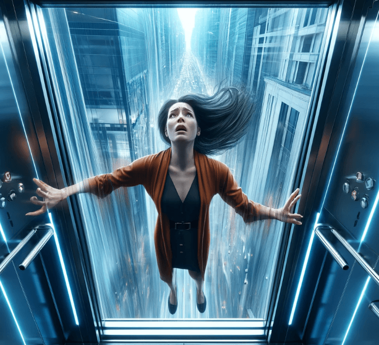 엘리베이터 추락하는 꿈해몽