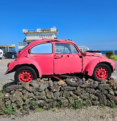 제주가볼만한곳 애월카페 레이지 펌프 주차장 명물 레트로카