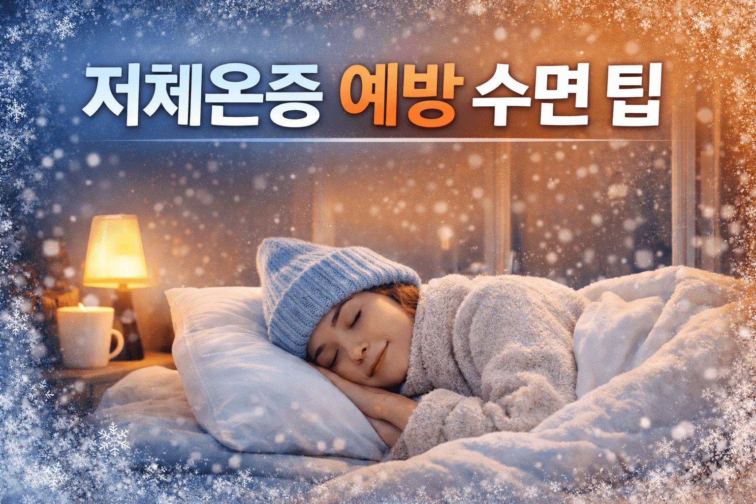 잠잘 때 체온이 떨어진다면? 저체온증 막는 수면 습관