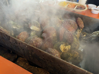 굴+가리비 구이