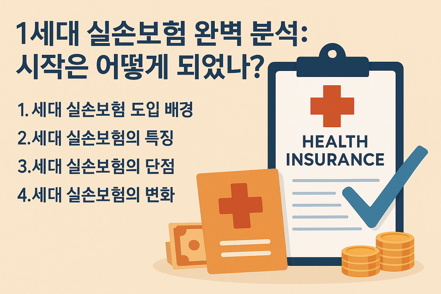 1세대 실손보험, 1989년 도입 배경과 변화의 모든 것